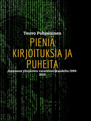 cover image of Pieniä kirjoituksia ja puheita